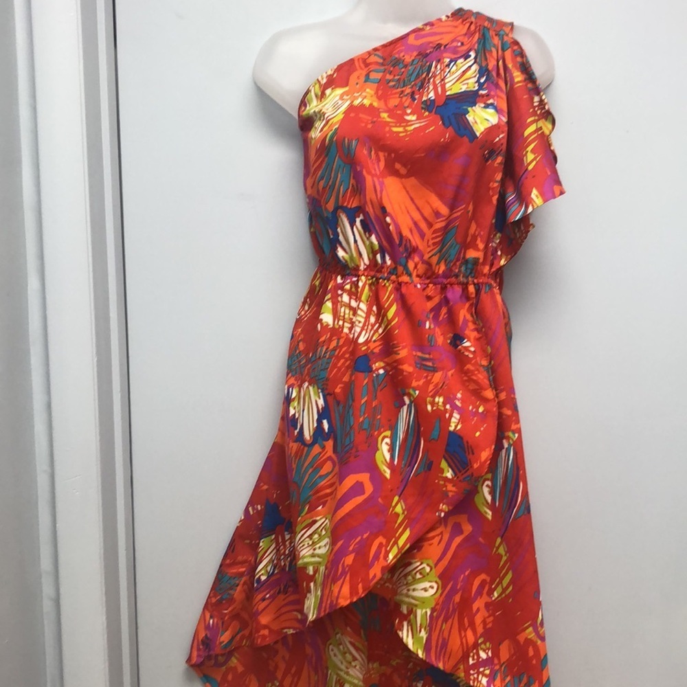 Bebe one shoulder dress
